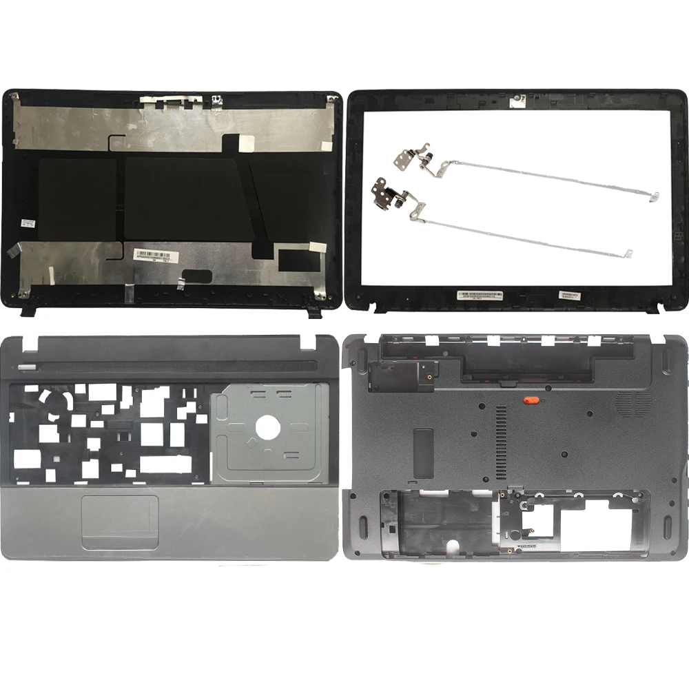 Nowość dla Acer Aspire E1-571 E1-571G E1-521 E1-531 E1-531G tylna pokrywa LCD/pokrywa/górna część podpórki pod nadgarstki/dolna podstawa AP0HJ000A00 AP0NN 000100