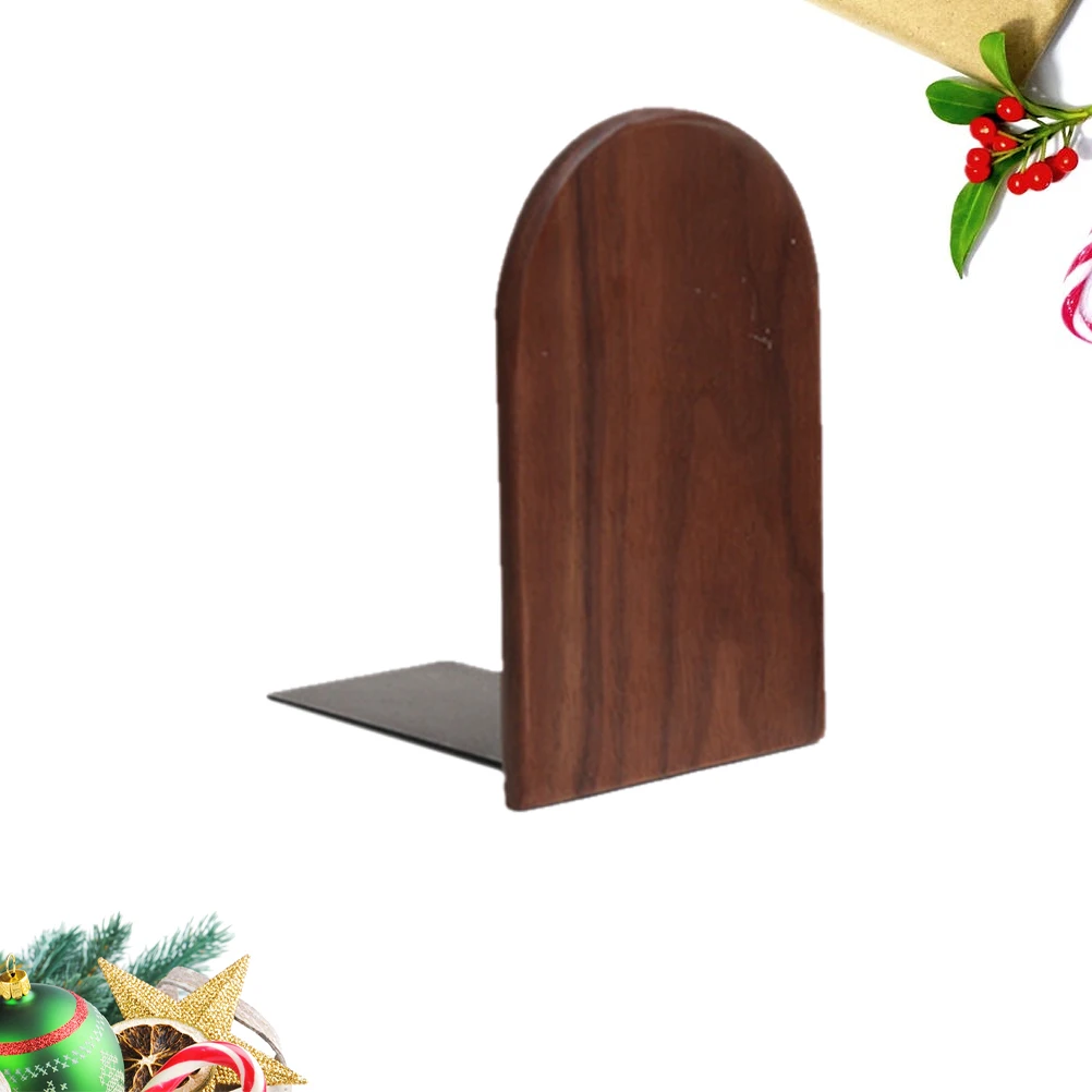 

Book Stand Solid Wood Shelf Bookshelf Ends Rustic Bookends Holder Desk Organizer