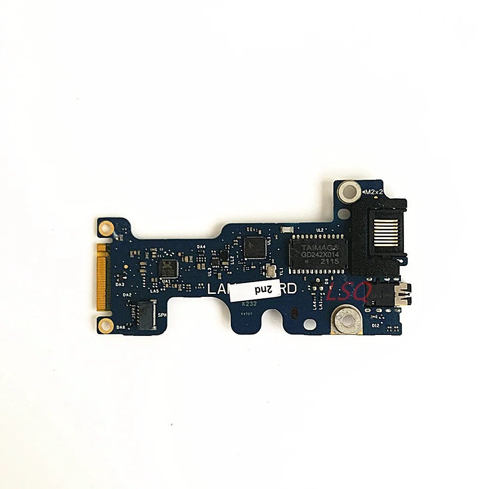 LS-L657P For Dell G15 5520 5521 G16 7620 Audio Ethernet LAN PORT IO Board 100% Test OK