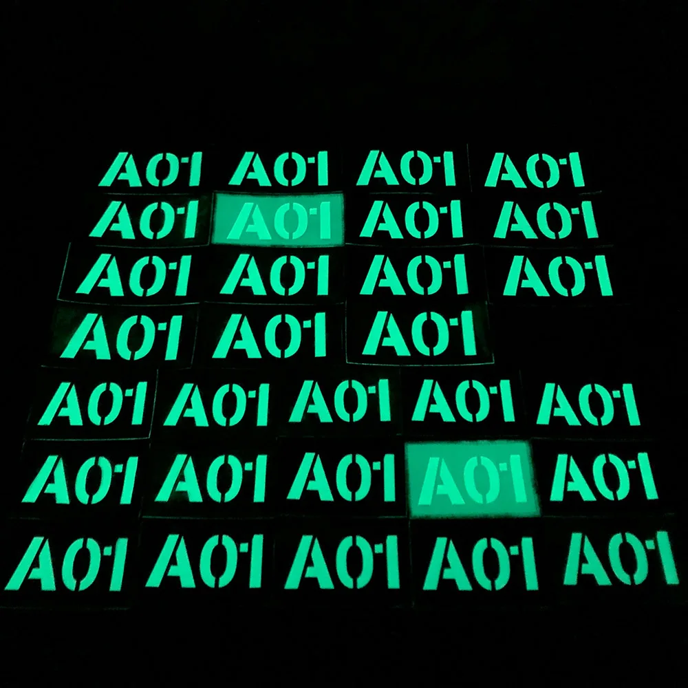 Laser Cutting Luminous Custom Patch Radio Call Sign Name Tapes Morale Tactics Military Airsoft SealTeam