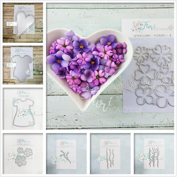 Neuheiten Große Blumen Set Metall Schneiden Stirbt für DIY Scrapbooking Album Papier Karten Dekorative Handwerk Präge Sterben Schnitte