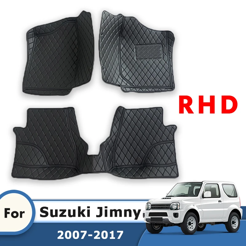 

Ковры с правым рулем для Suzuki Jimny 2017 2016 2015 2014 2013 2012 2011 2010 2009 2008 2007 Автомобильные коврики Автоаксессуары Интерьер