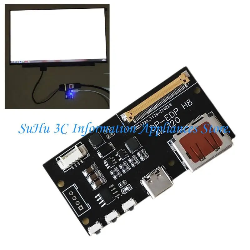 Dp to Edp Driver Board 4K 2K 1080 Electronic Component for N156KME-GNA LP156UD
