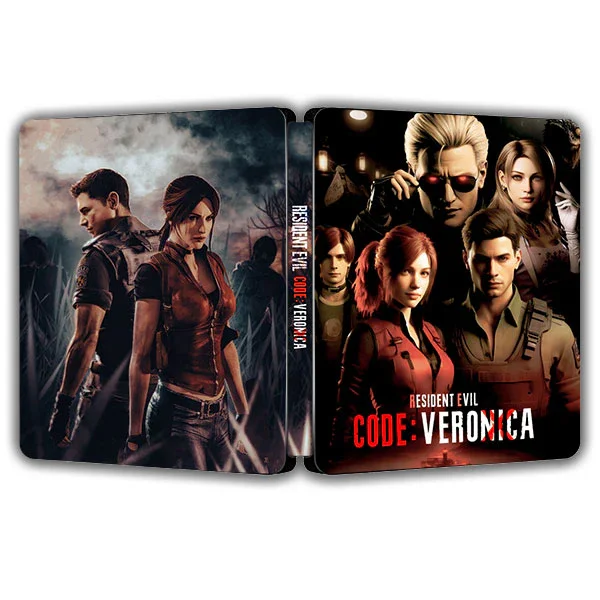 Resident Evil Code Veronica Remake Edición EE. UU. Steelcase ONi Fantasy Box (disco de juego no incluido)