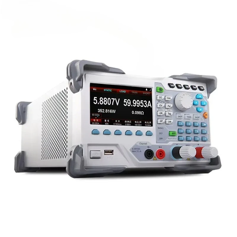 Programmable Digital Load Tester for Battery Capacity Testing 200W/350W 0.1% Resolution 1-Year Warranty