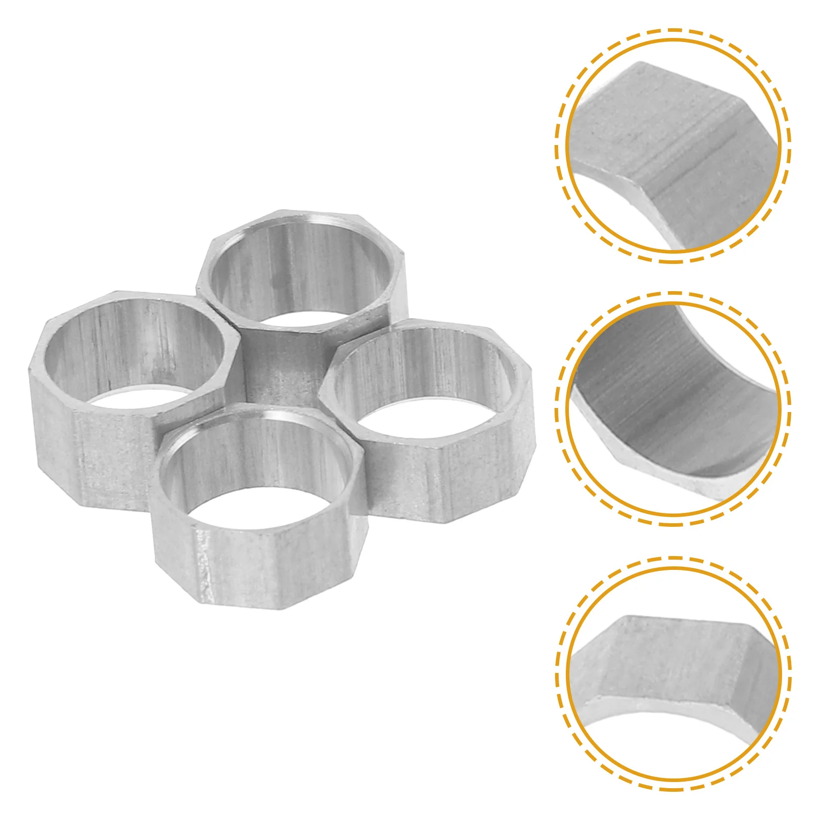 

1 Set Bow End Copper Material Durable Fine Craftsmanship Easy Installation For Violin Viola Accessories Parts Ring Violin Low