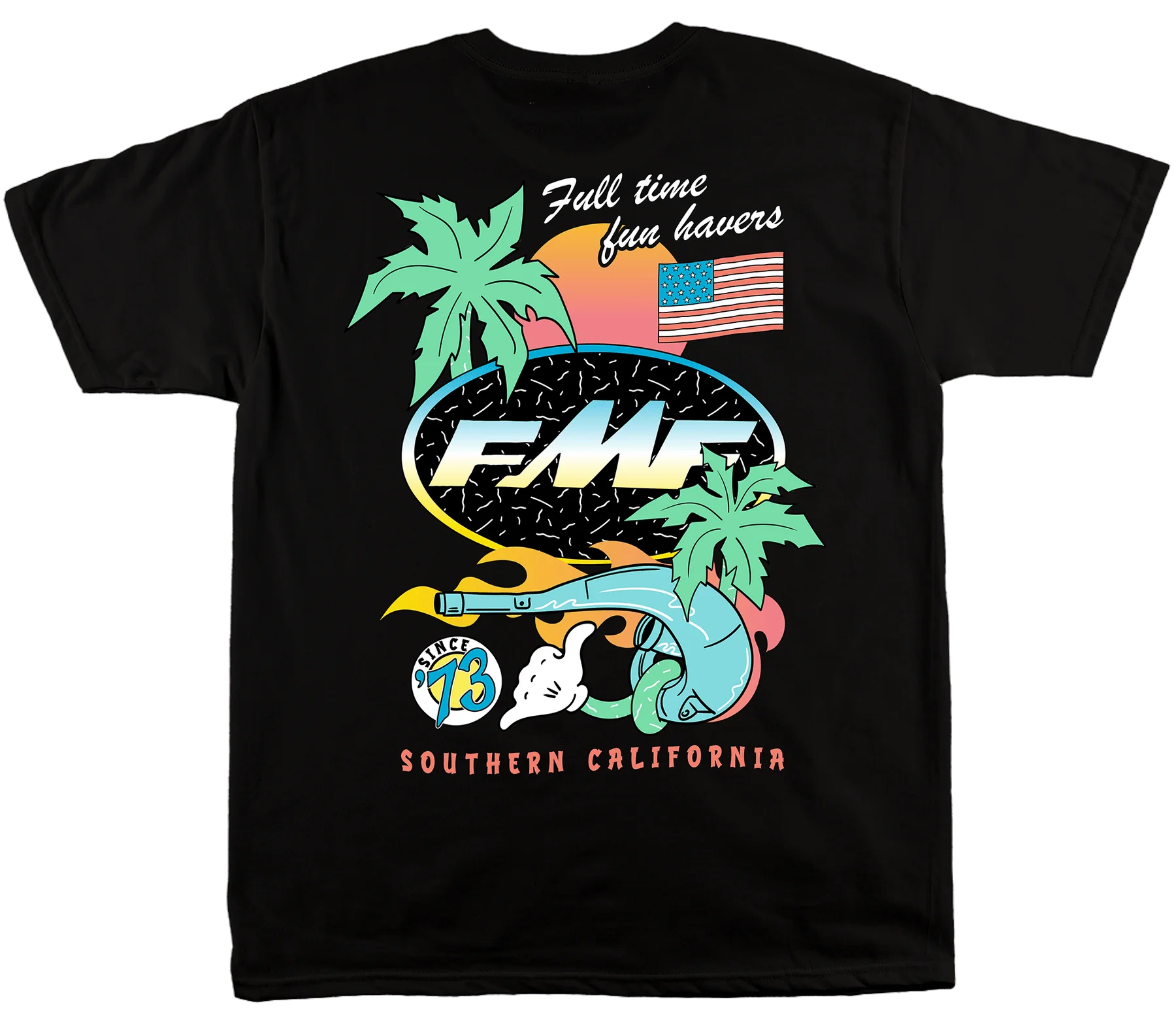 Camiseta 2026 Nueva para Hombre y Mujer, Camiseta DAY GLO FMF Racing, Camiseta Retro de Algodón de Manga Corta, Camiseta Urbana para Hombre