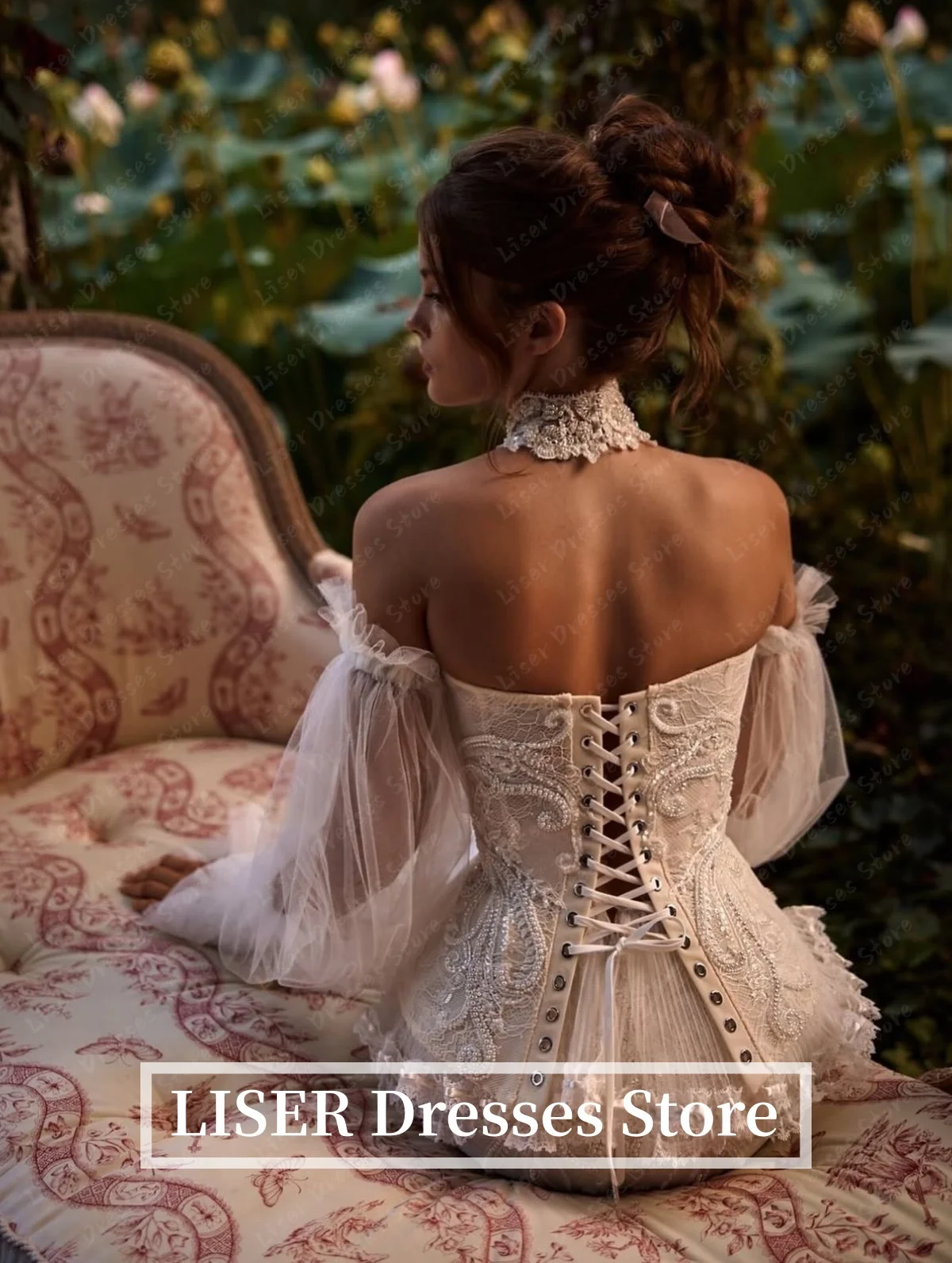 Liser Sweetheart A-Line Wedding Dresses Silk Satin Chiffon With Sleeves Customized Elegant Long Bridal Gowns Robe de mariée