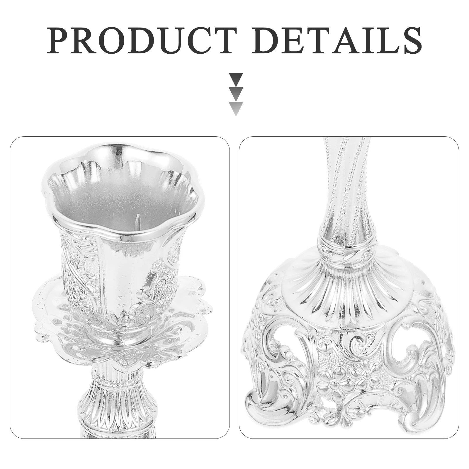 

Candlestick Decoration for Wedding Party Vintage Holder Holders Zinc Alloy Candleholders Banquet Candlesticks