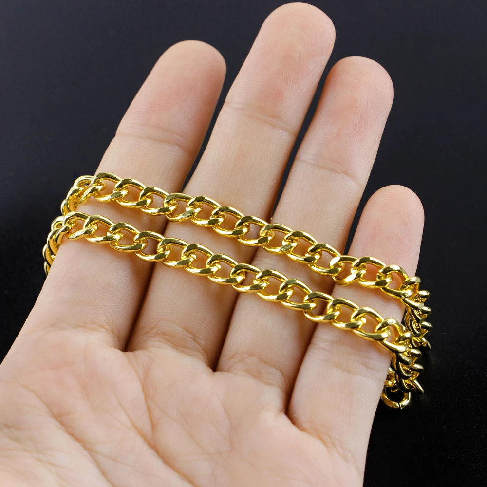 Men\'s 37.5cm Albert Pocket Watch Vest Chain with Circle Spring Clasp Chain Pocket Watch Vintage Metal Steel Chain Accessory