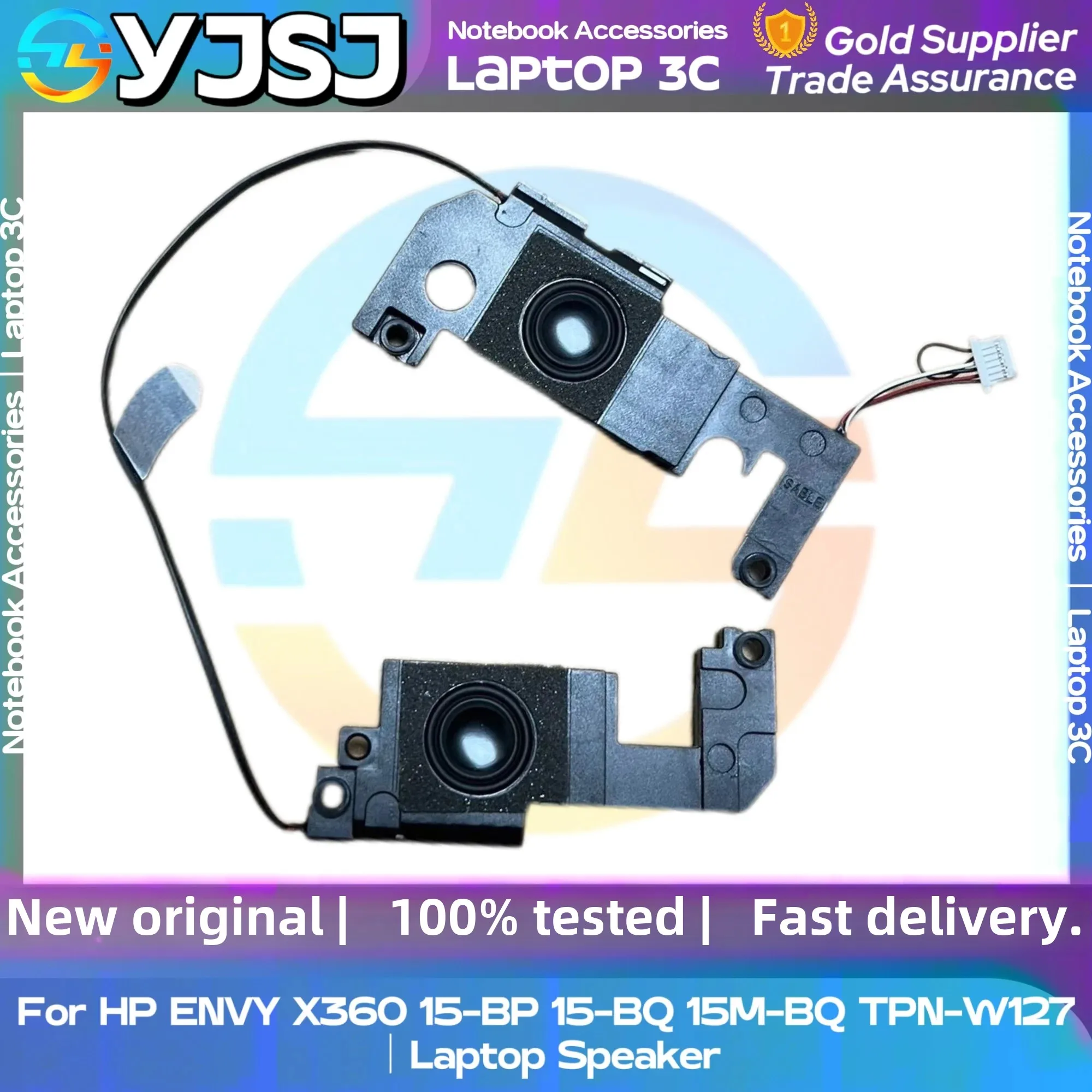 

New GENUINE Original Laptop Speaker For HP ENVY X360 15-BP 15-BQ 15M-BQ TPN-W127 built-in speaker horn audio