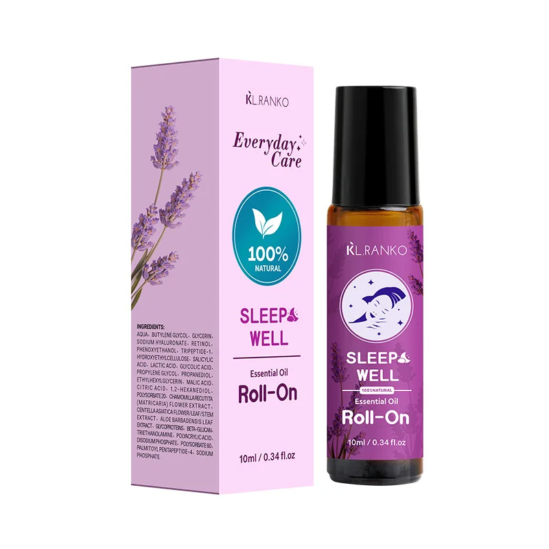 Lavender Essential Oil for Sleep - Promotes Relaxation & Restful Nights, Calms Mind and Body