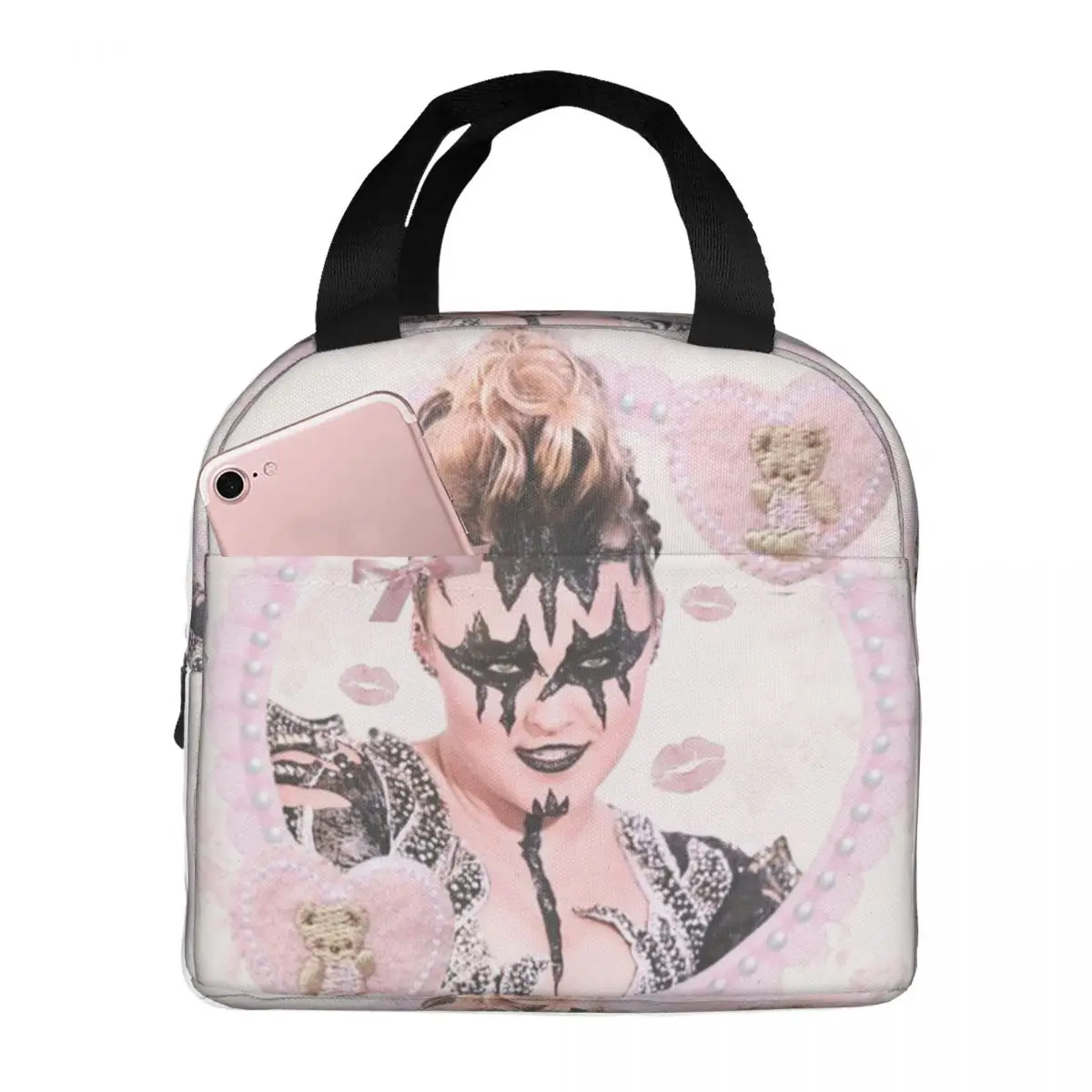 

JoJo Siwa Bootleg Singer Karma Album Insulated Lunch Bag for Women Office Cooler Thermal Food Box Tote Lunch Boxes Container