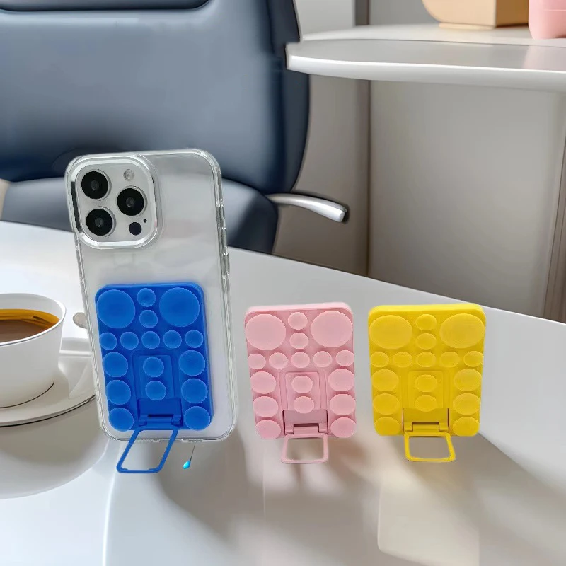 Suporte multiuso para celular, ventosa de silicone adequada para capa de couro, tablet, computador, telefone móvel