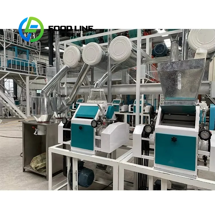 Fresadora de harina de maíz amarillo, fresadora industrial para maíz