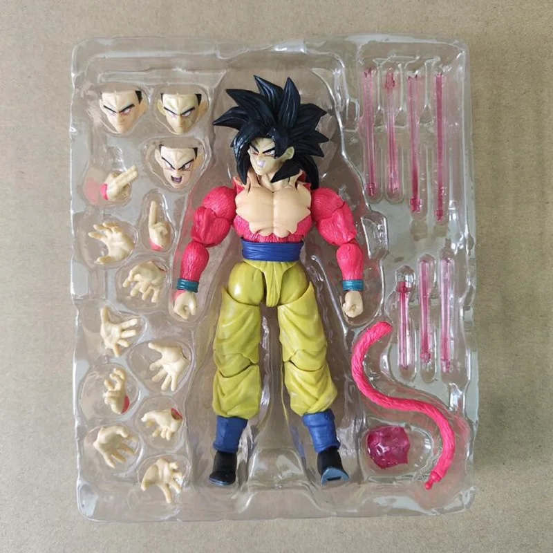 Figura de acción articulada de Dragon Ball Gt Super Saiyan 4 Vegeta, modelo coleccionable en caja, adorno de escritorio para fanáticos del anime