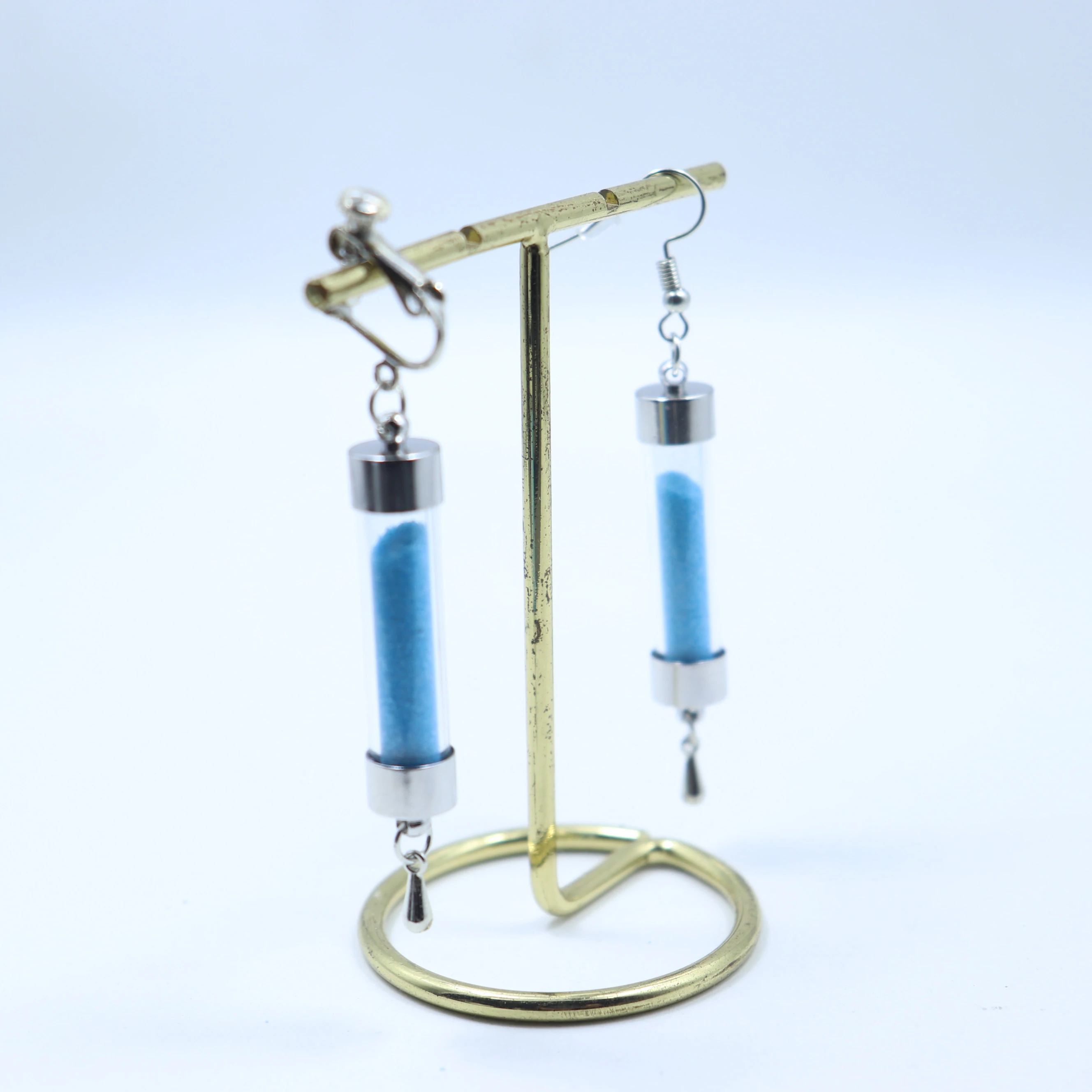 Genshin Impact The Dottore Doctor Earrings Game Jewelry Cosplay Drop Earrings for Women Men Earclip Costume Accessories Earring`