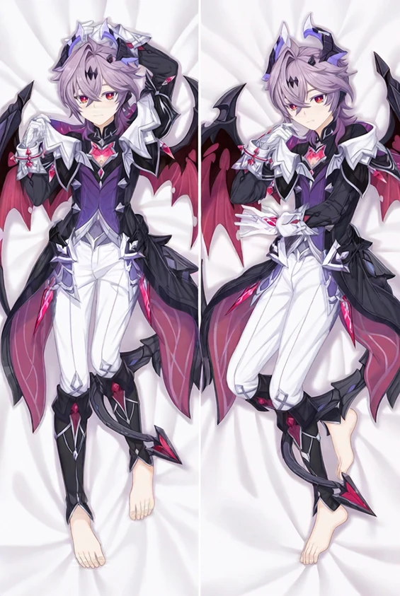 

Дакимакура Genshin Impact: Косплей Дурина, наволочка для подушки-обнимашки Дурина, длинная, двусторонняя, HD-печать