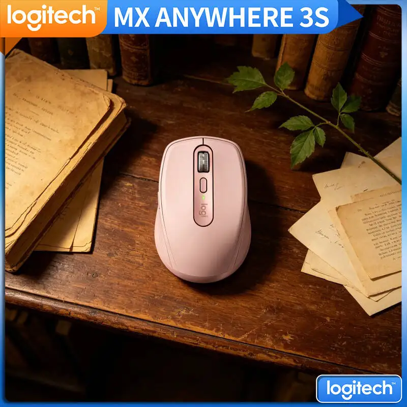 

Productivity MX Anywhere 3S - 8K DPI, MagSpeed Wheel, 3-Device Connect, Perfect for Sales Sheet & Office Task