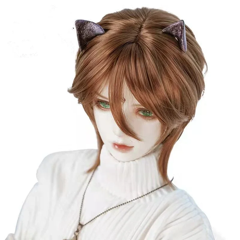 1/3 & 1/6 Doll\'s Wig Man Doll\'s Short Hair Wig Dress Up Accessories Toys