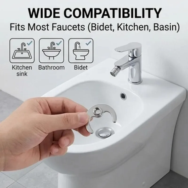 Sink Faucet Horseshoe Washer Stainless Steel Mounting Gasket Kit Leakproof Rubber Seal for Kitchen Bathroom Basin Tap Installate