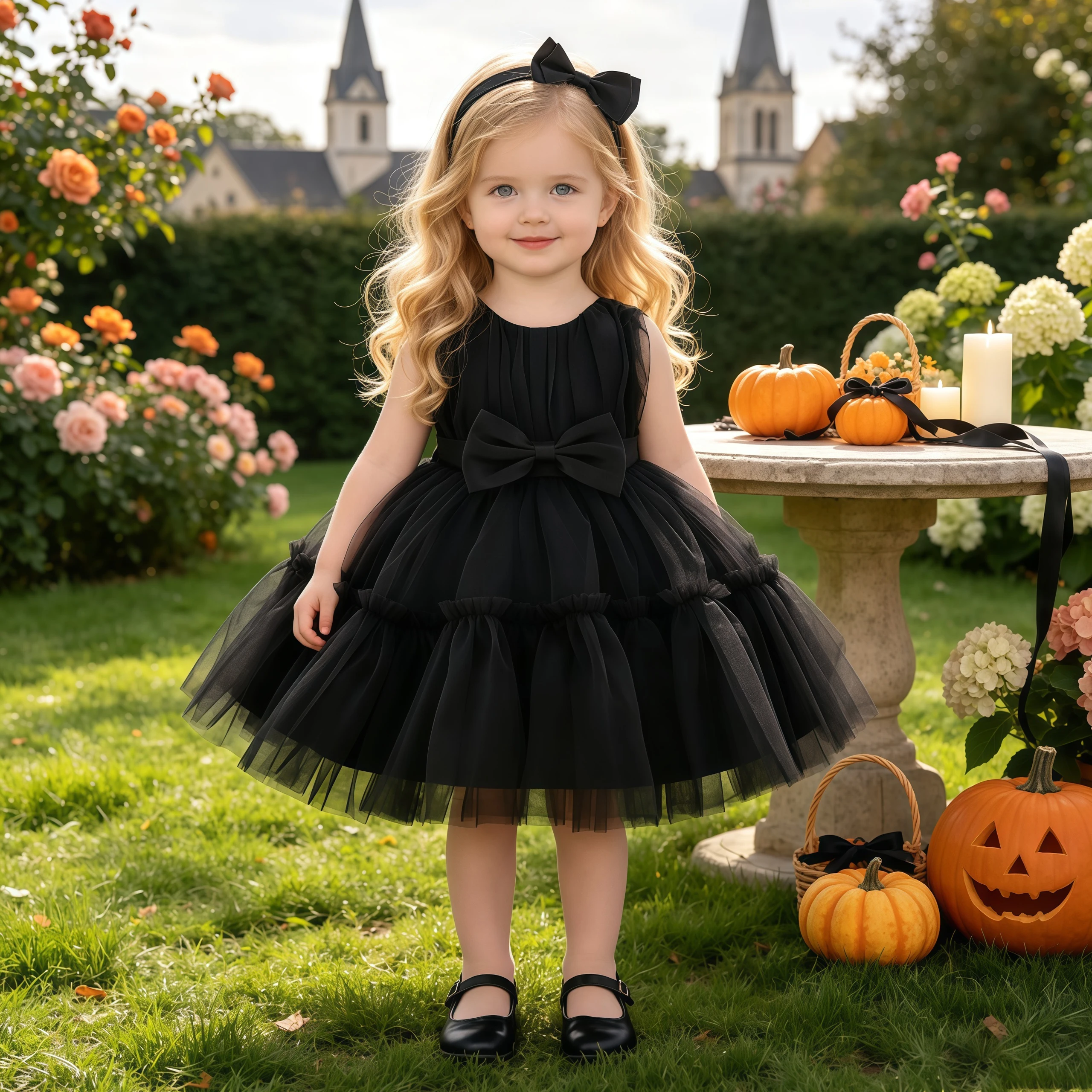 Toddler Halloween Party Baby Girls Dress Infant 1st Birthday Bridesmaids Princess Prom Dress for Girl Carnival Christmas Costume