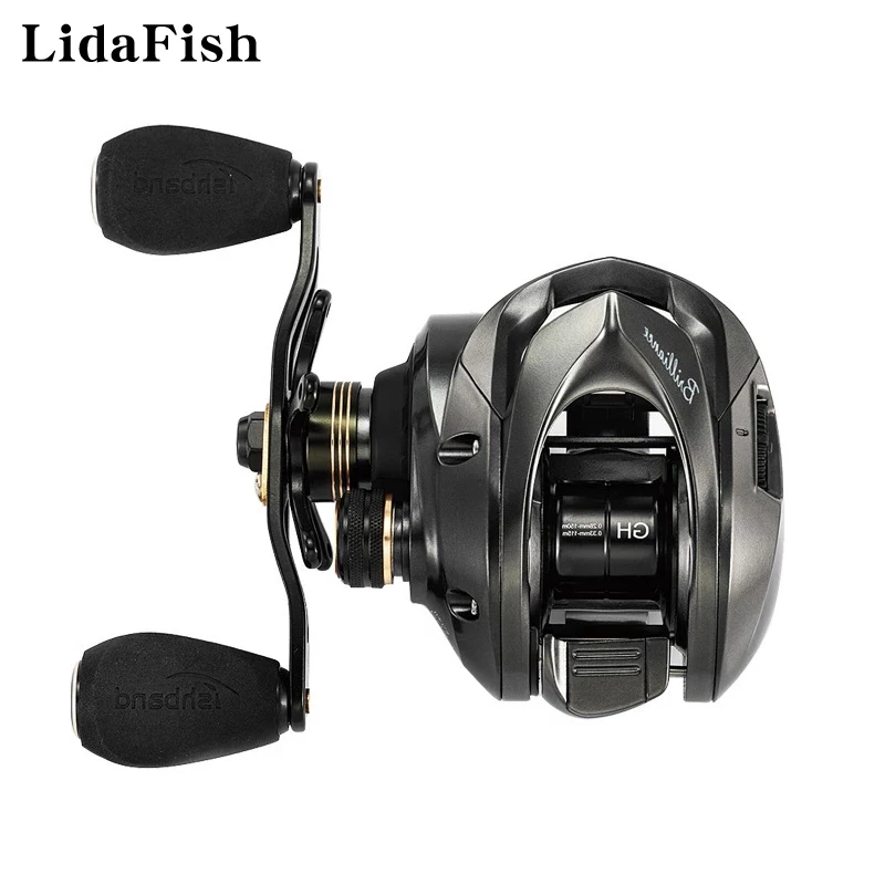 

LIDAFISH Brand New High Speed Ultralight 7.2:1 Baitcasting Fishing Reel Professional Max Drag 8kg Fishing Wheel