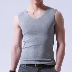 Ice Silk Men Vest 2024 Summer Gym Vest Bodybuilding Sports Vest Sleeveless V Neck Seamless Tank Top Men Underwears Undershirts