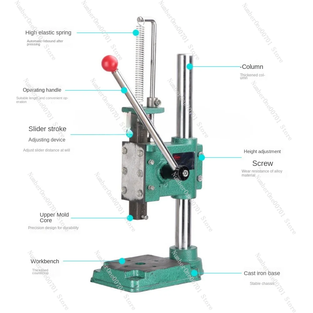 

JM-R/S Manual Press Desktop Hand Lever Hand-Punch Small Hand Press Punching Pressing Die Miniature