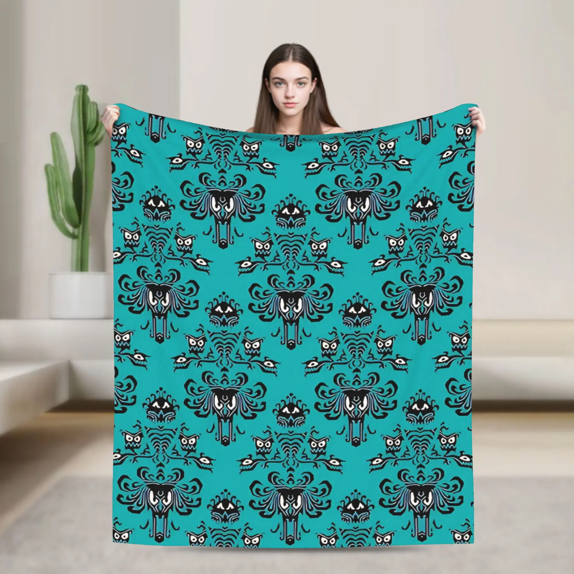 Haunted Mansion Horror Movie Blanket Quality Soft Warm  Bedding Throws Winter Travel Outdoor Novelty Bedspread