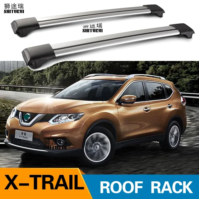 2Pcs Roof Bars for NISSAN X-TRAIL 2013-2020 XTRAIL T32 SUV Aluminum Alloy Side Bars Cross Rails Roof Rack Luggage Carrier