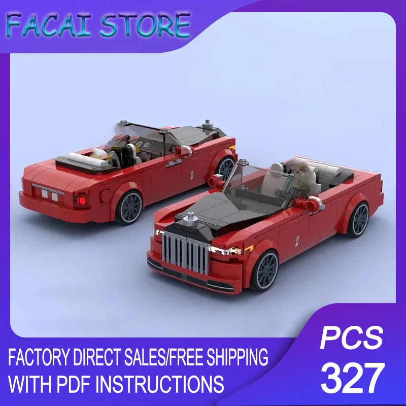 

Super Sports Car Moc Building Bricks Modular Dawn Speed Champions Cars Model Technology Blocks Christmas Toy Construction Gifts