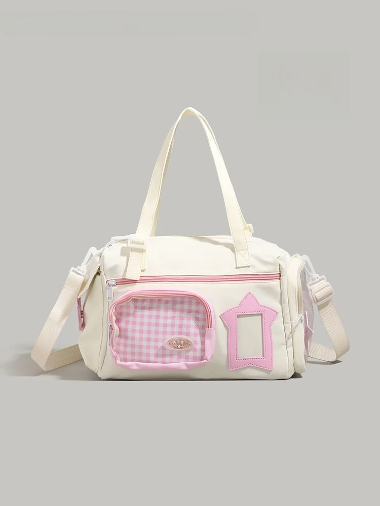 

UR Large Capaci Sports Fitn Bag Women's Travel Bag Handheld Bag Trendy Pain Bag Storage Bag for ort Trips 2025 New Model