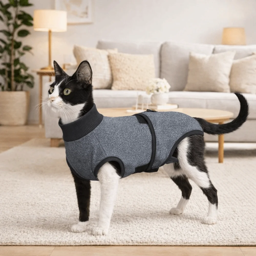 

Practical Elastic Dog Recovery Suit Washable Breathable Pet Sterilization Suit Comfortable Adjustable Pet Underwear Pet Care