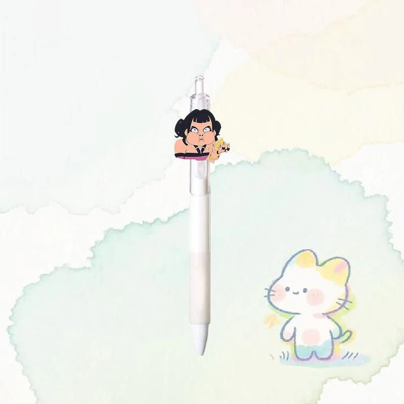 شيطان الصيادين 0.5 مللي متر القلم ل Kpop قلم حبر محايد طالب تأخذ امتحان رسم لعبة أنيمي الكرتون الشكل القرطاسية لوازم الدراسة #5
