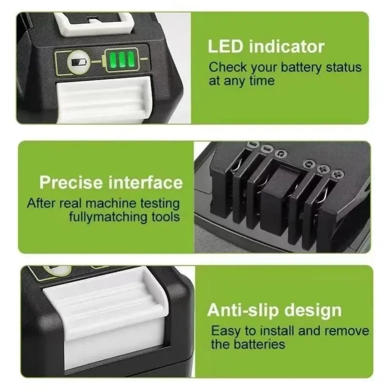 24v Tools Batteries Series New Upgrade Replacement for Greenworks 24V Battery 5Ah/8Ah Lithium Battery Compatible with Greenworks