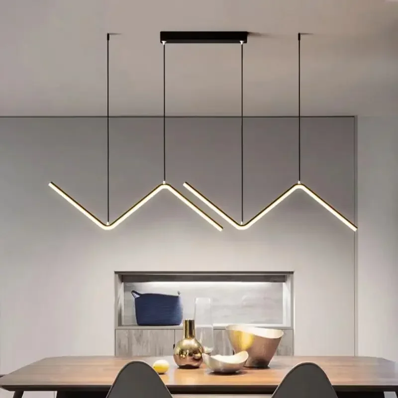 

LED Cord Pendant Lights for Dining Table Kitchen Bar Bedroom Nordic Chandelier Lamp Hanging Lighting for Home