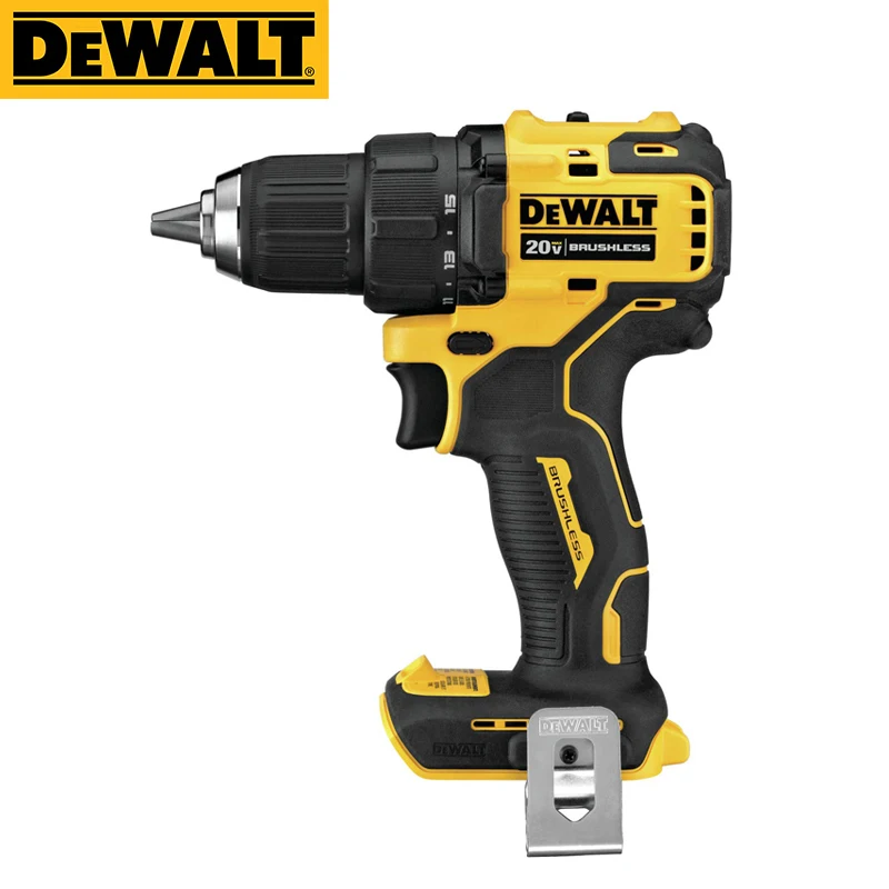 DEWALT DCD708 20V Brushless Cordless Drill 1/2-Inch Atomic Compact Mini Electric Drilling Rechargeable Power Screwdriver Driver