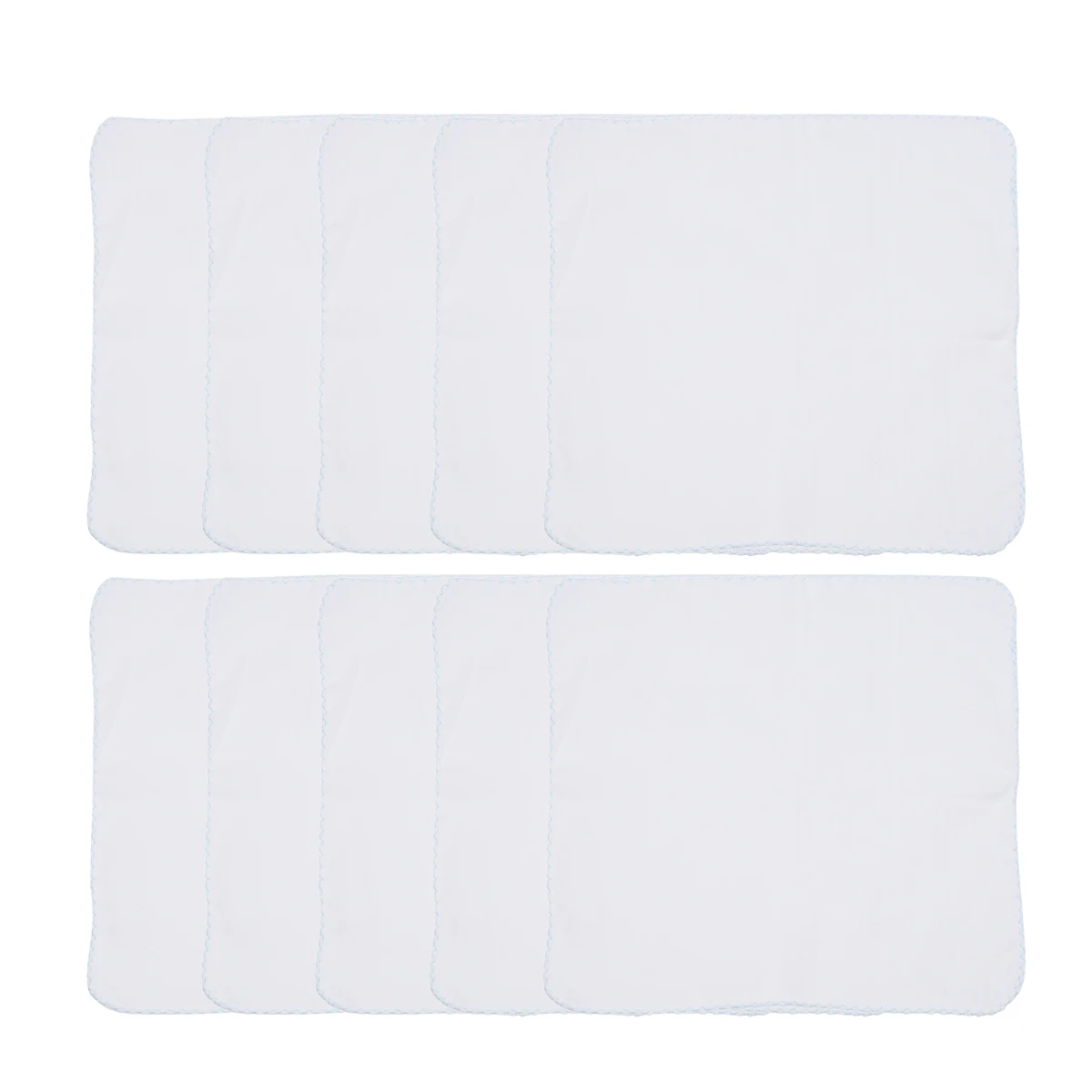 

10pcs Cotton Gauze Handkerchief Soft Breathable Moisture Absorption No Dropping Wool Organic Material Baby Feeding Nursing