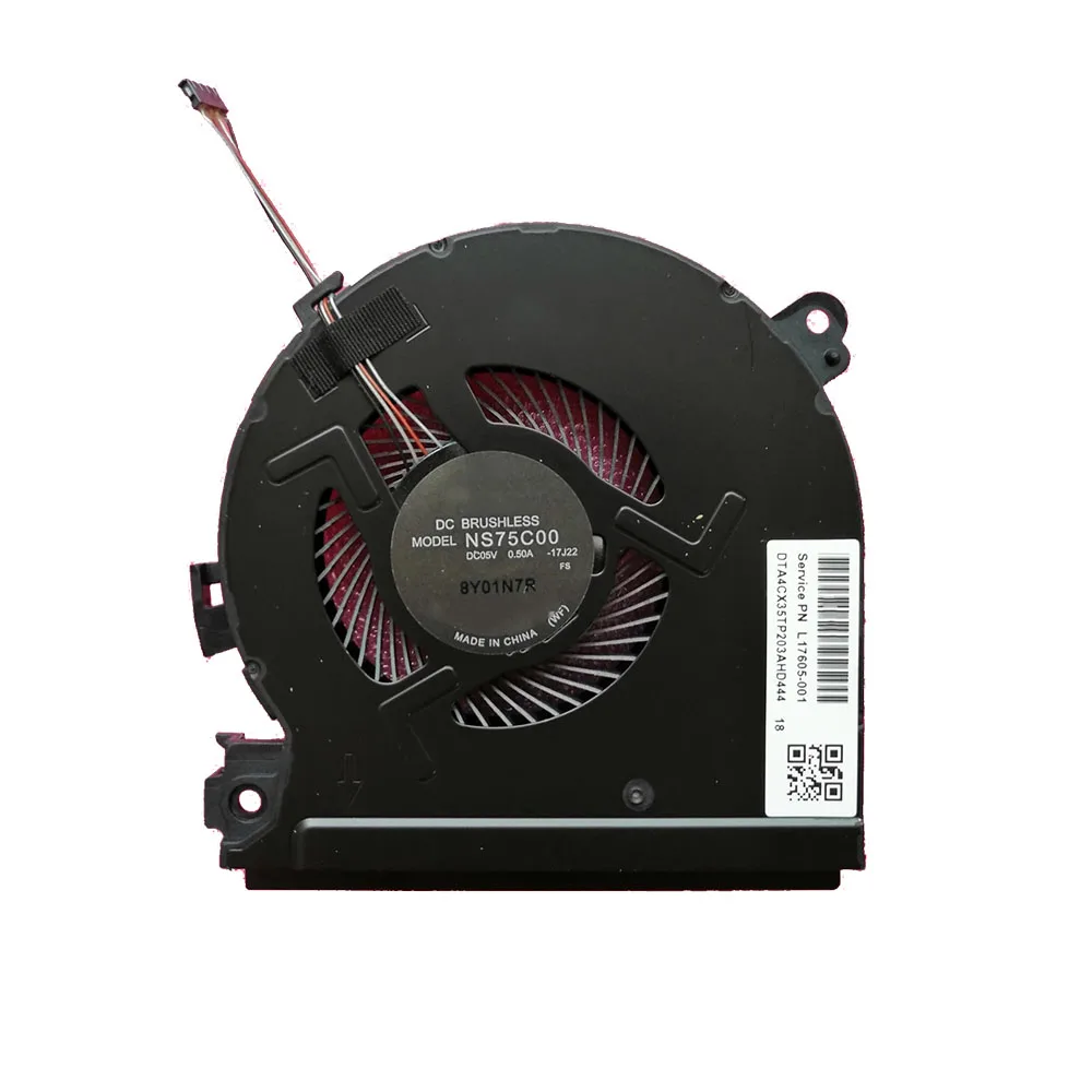 

Laptop GPU FAN For HP Spectre X360 15-CH000 15T-CH000 15-CH000TX L15605-001 L17605-001 NS75C00-17J22 Left cooling fan DC5V 0.5A