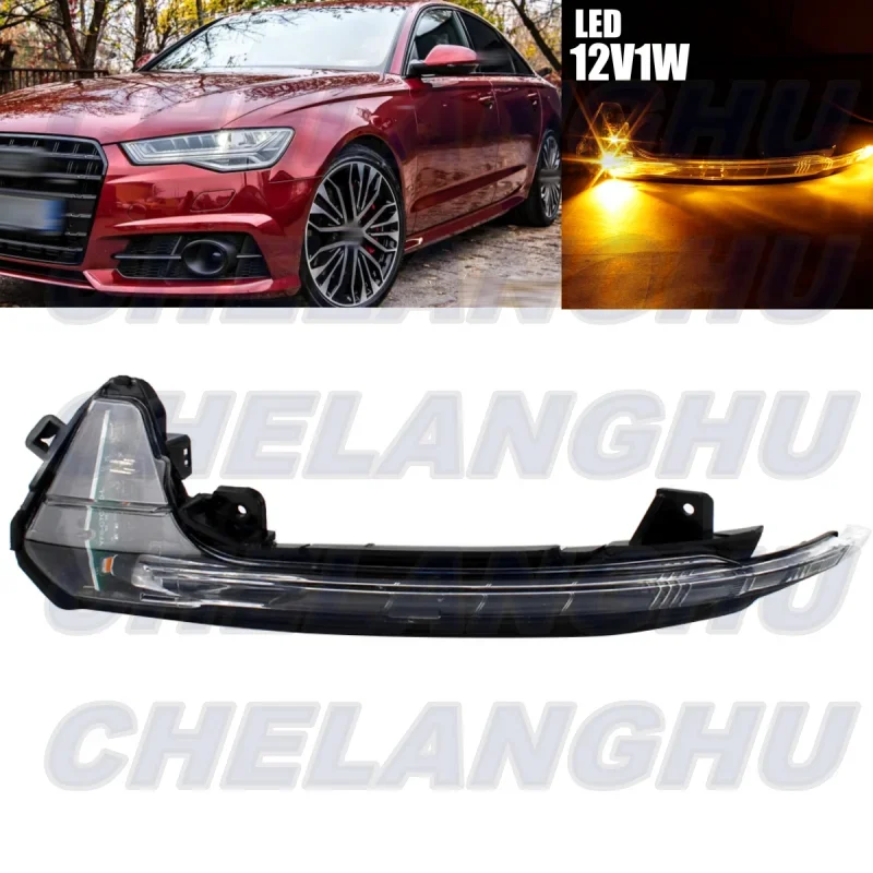 

For Audi A6 C7 2012 2013 2014 2015 2016 2017 Left Side LED Turn Signal Light Repeater Indicator Car accessories