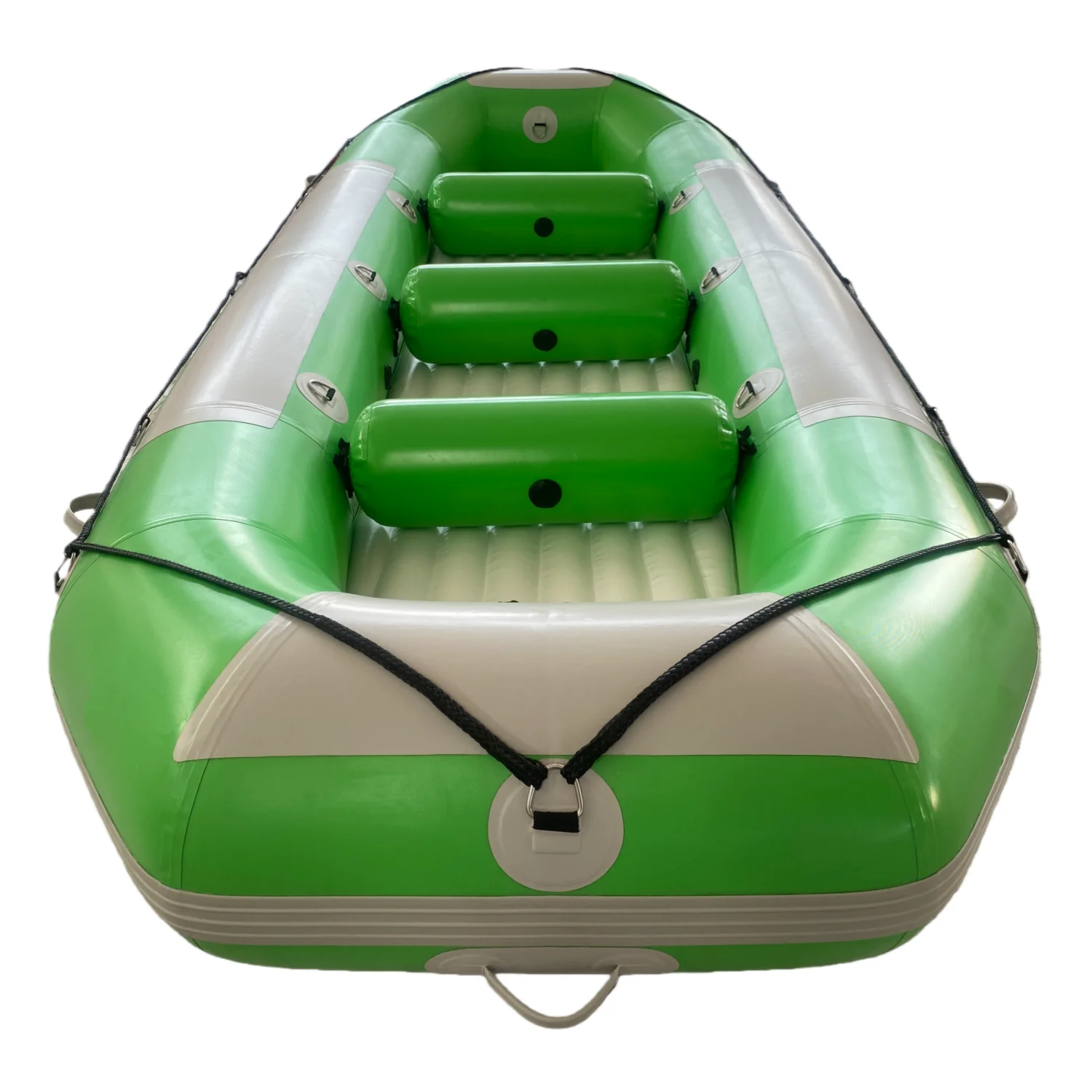 6-Person PVC 380cm Inflatable Raft Boat For Whitewater Rafting, Fishing, Diving And Cruising