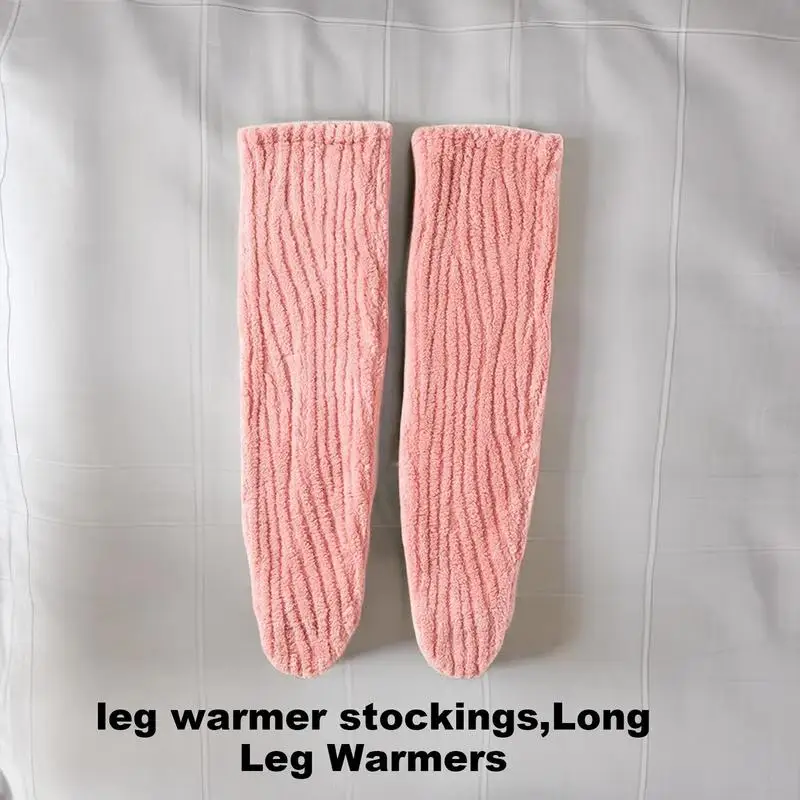 Long Leg Warmers Soft Knit Leg Warmers Knee High Socks Baggy Leg Warmers Thick And Long Knee High Stockings For Girlfriend