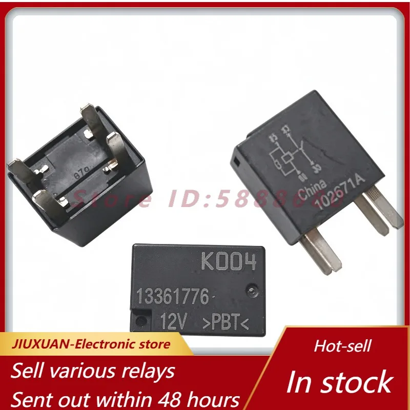 13361776 12VDC Automotive Relay 4 Pin Car Computer Board Relay