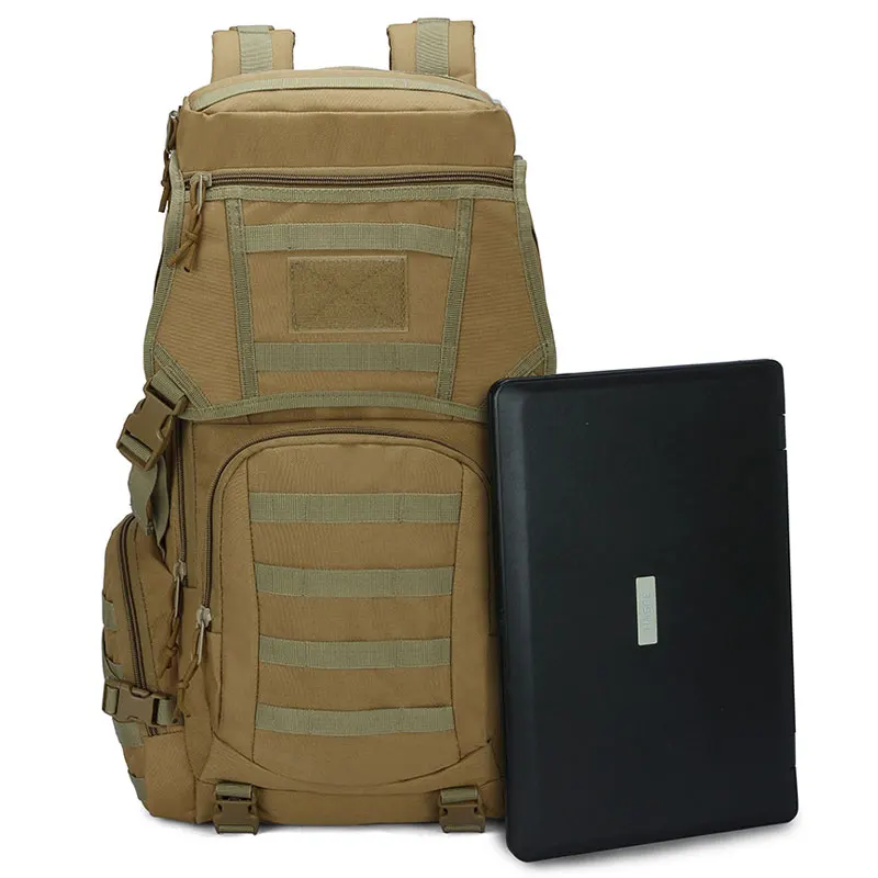 50l militar tático mochila 3 dia pacote de assalto acampamento caminhadas daypack exército molle mochila esporte ao ar livre caça escalada saco