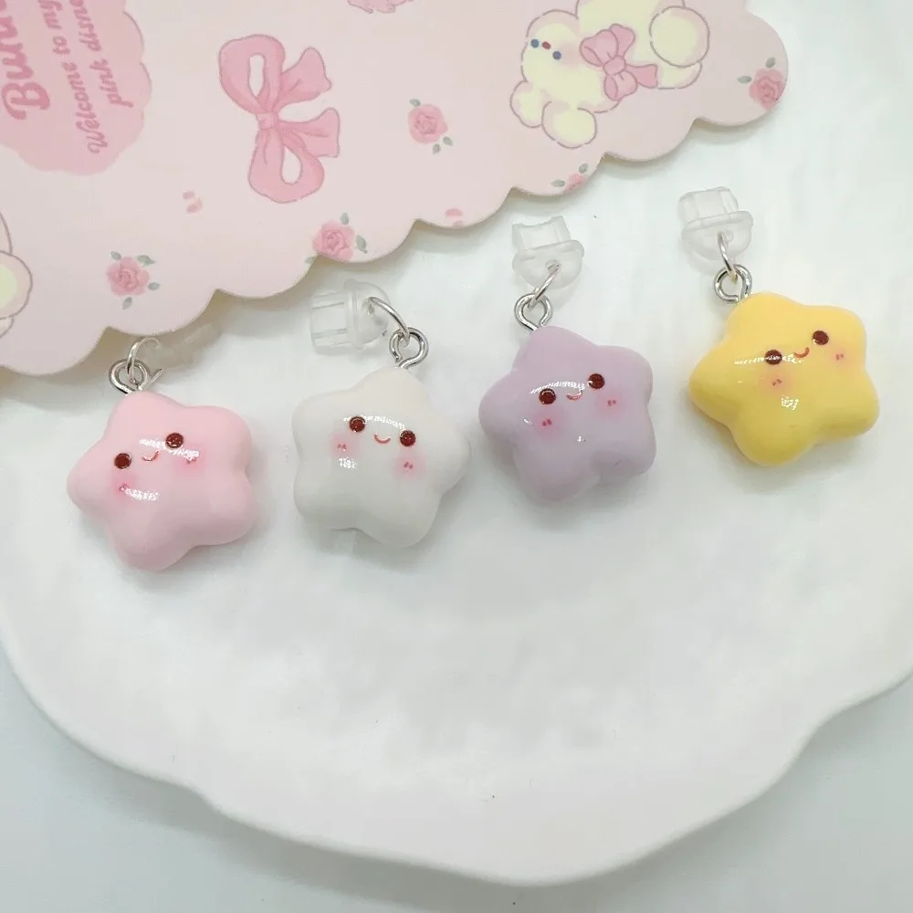Cute Smiling Star Dust Plug For IPhone Type C For IPad Charging Port Headphone Jack And Bags Sweet Smiley Face Pendant