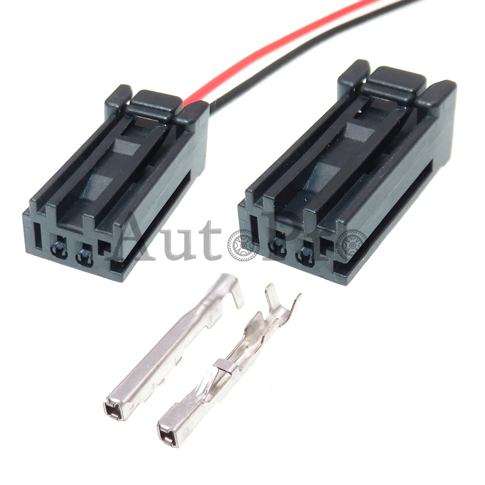 1 Set 2 Hole AC Assembly Automobile Cable Connector 90980-12D25 02HEB-B-B Car Unsealed Socket Electrical Plugs