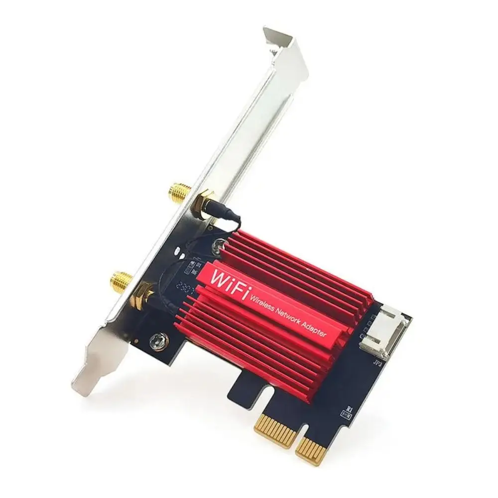 WiFi 5 Wireless Network Card Dual Band 2.4G/5GHz PCIE WiFi Adapter Antenna Rotating USB Wifi Adapter for Computer/Phone/Tablet