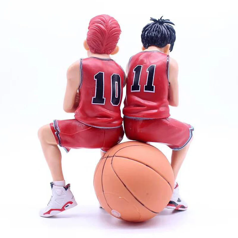 15cm Anime SLAM DUNK Sakuragi Hanamichi Figures Rukawa Kaede Model Toys Car Desktop Ornament Auto Interior Decoration Gifts