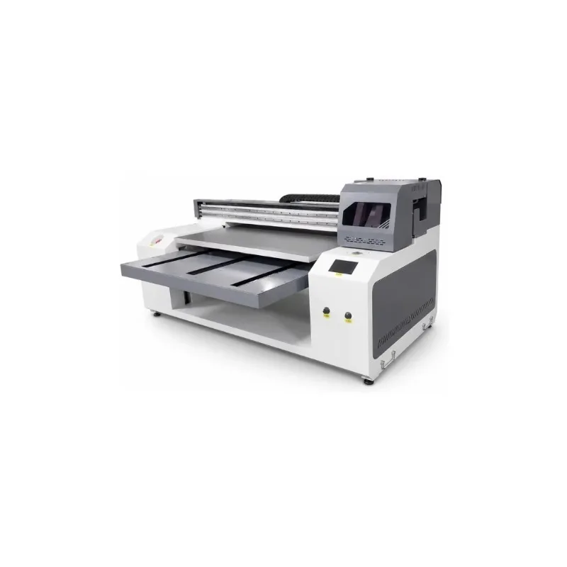 UV Flatbed Printer 4 Printheads Honeycomb Suction Table for Glass Acrylic Wood